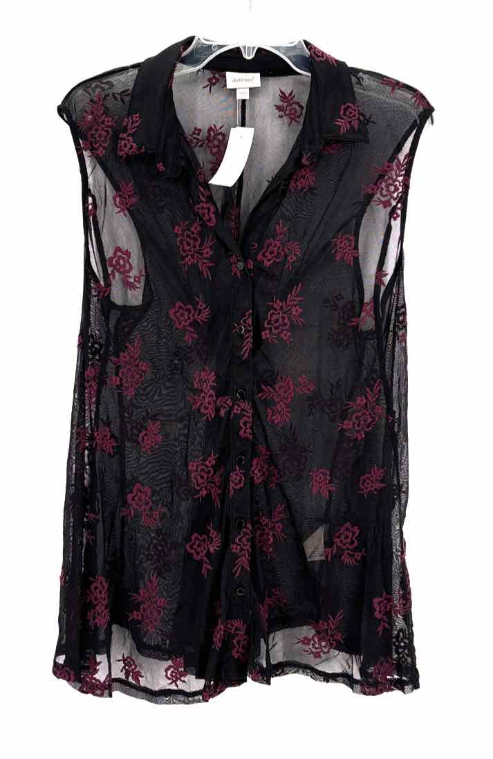 Size 22 AVENUE Black Shirt
