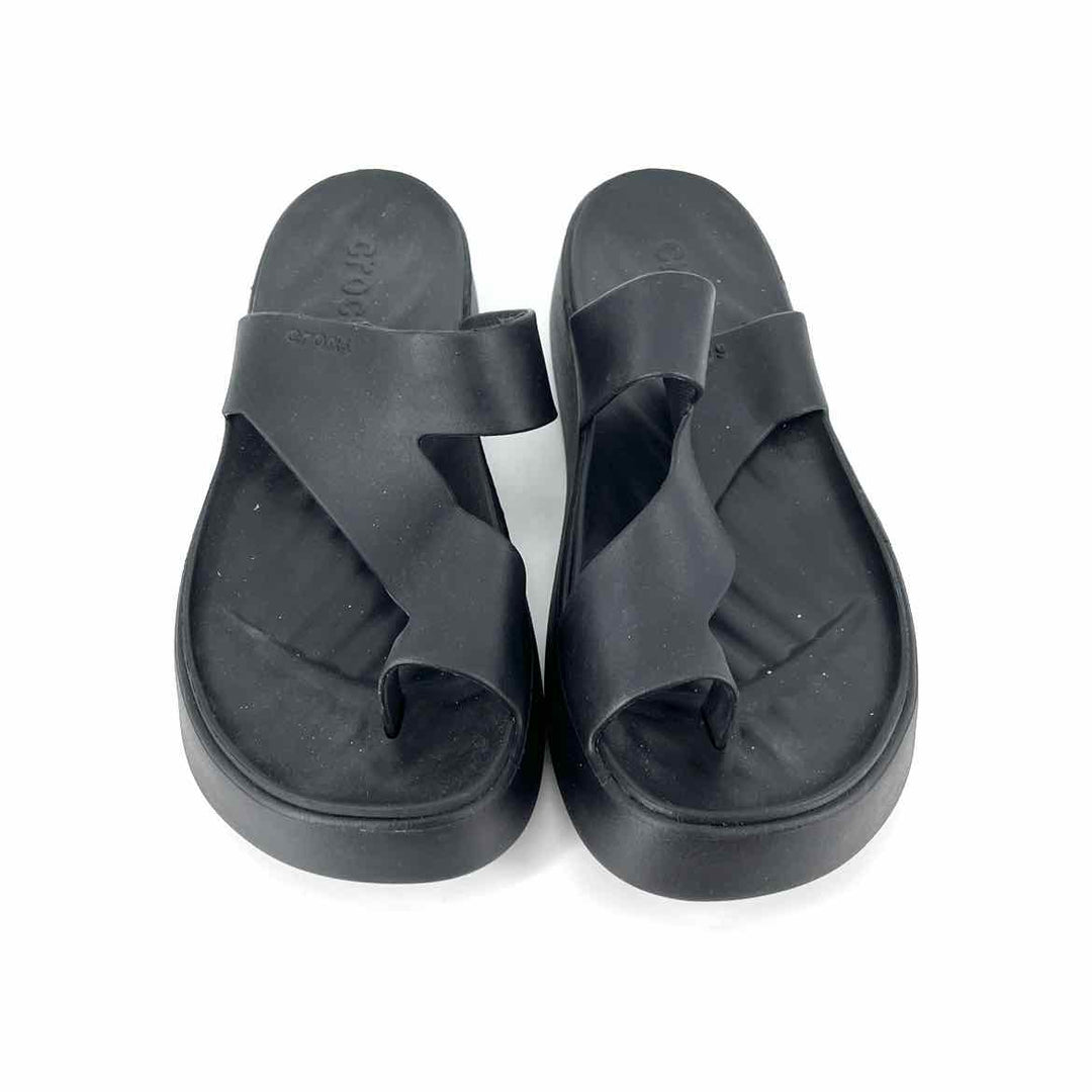 Shoe Size 10 Crocs Black Sandals