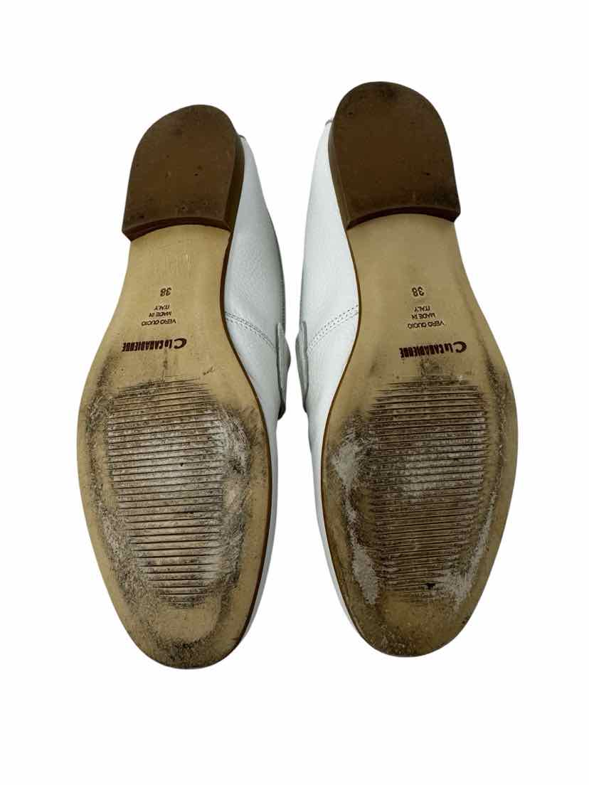 Shoe Size 38 White Flats