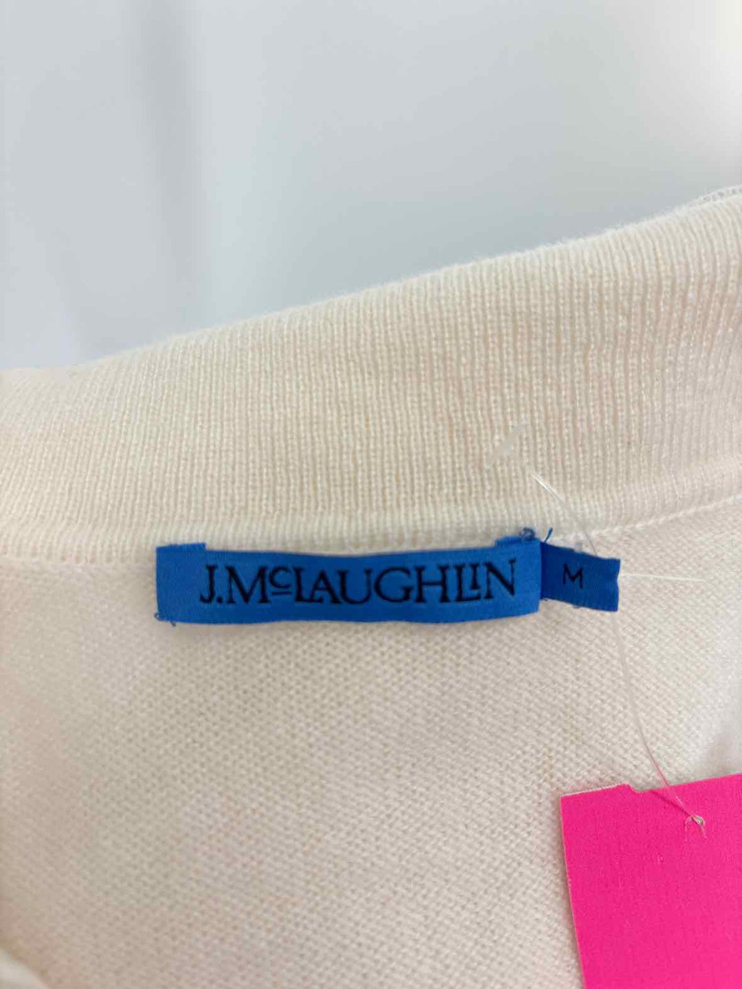 Size M J MCLAUGHLIN Cream Sweater