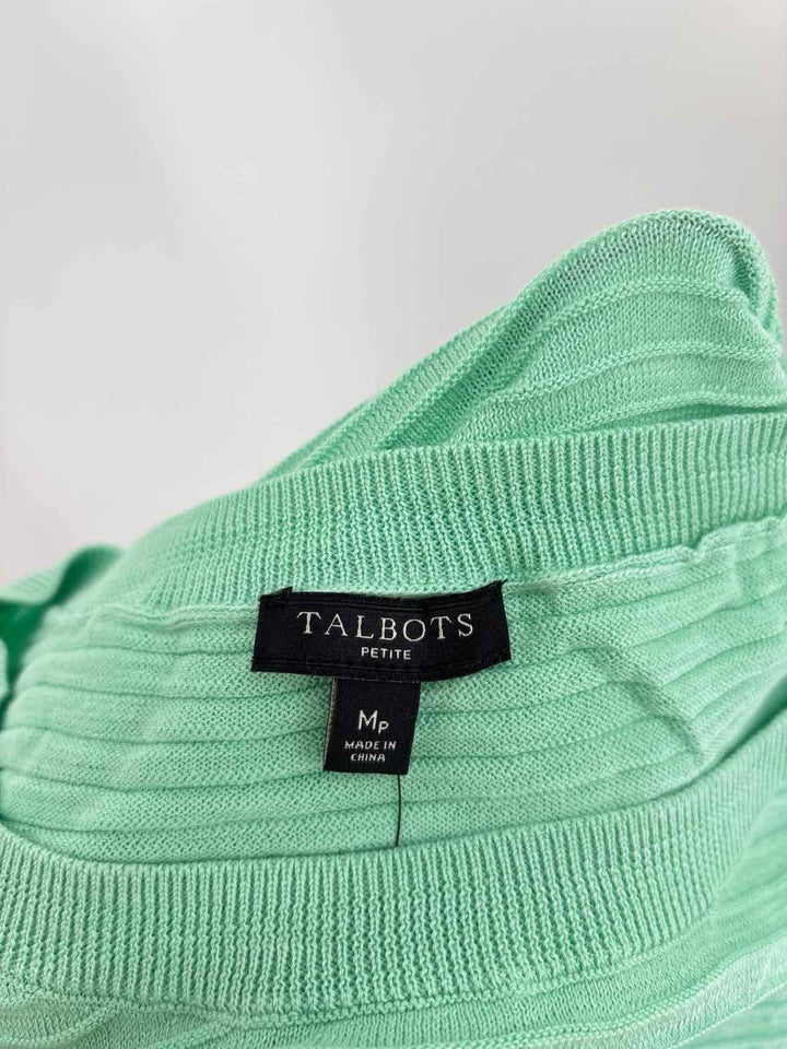 Size M Talbots Green Sweater