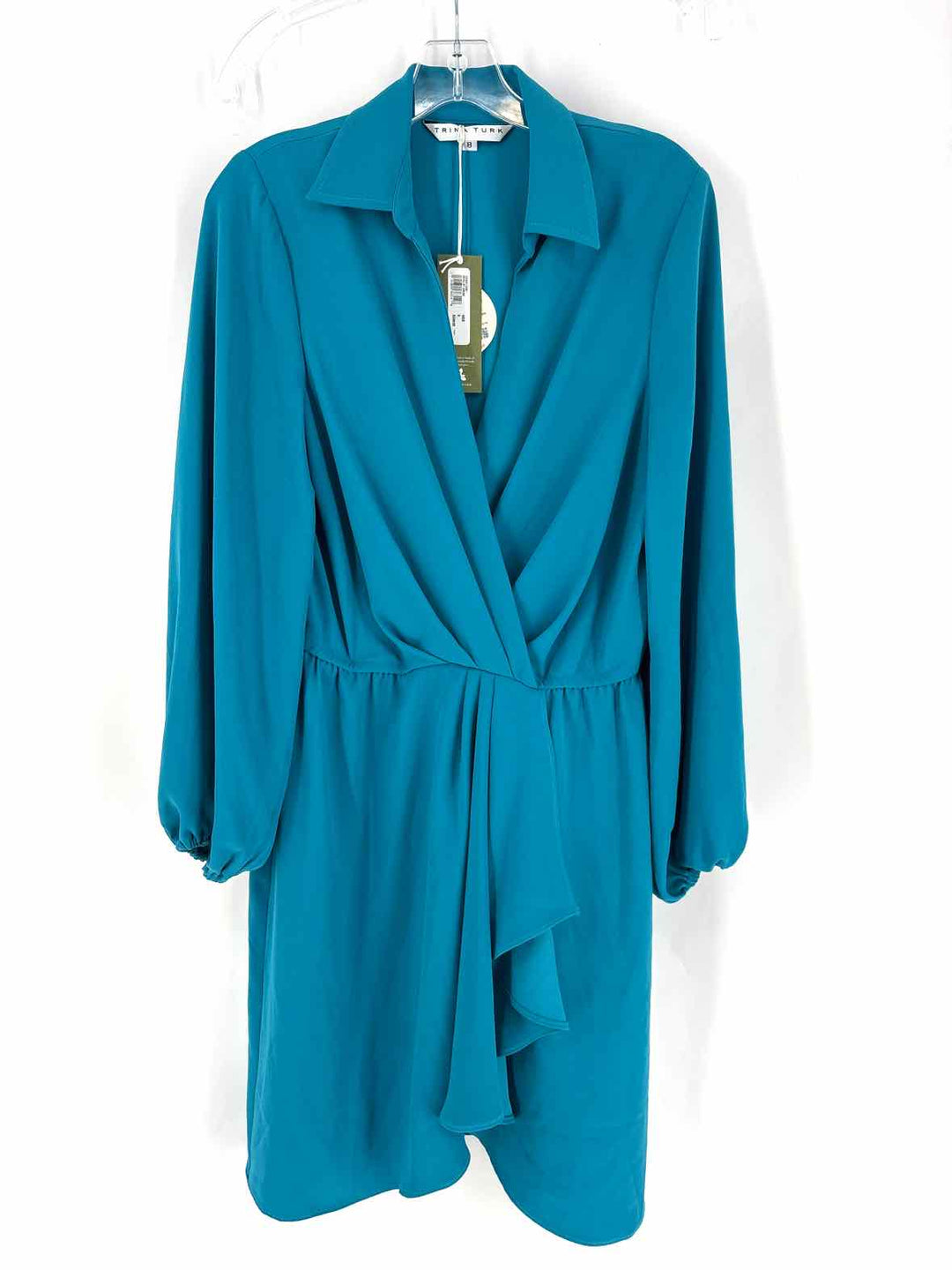 Size 8 TRINA TURK Teal Dress