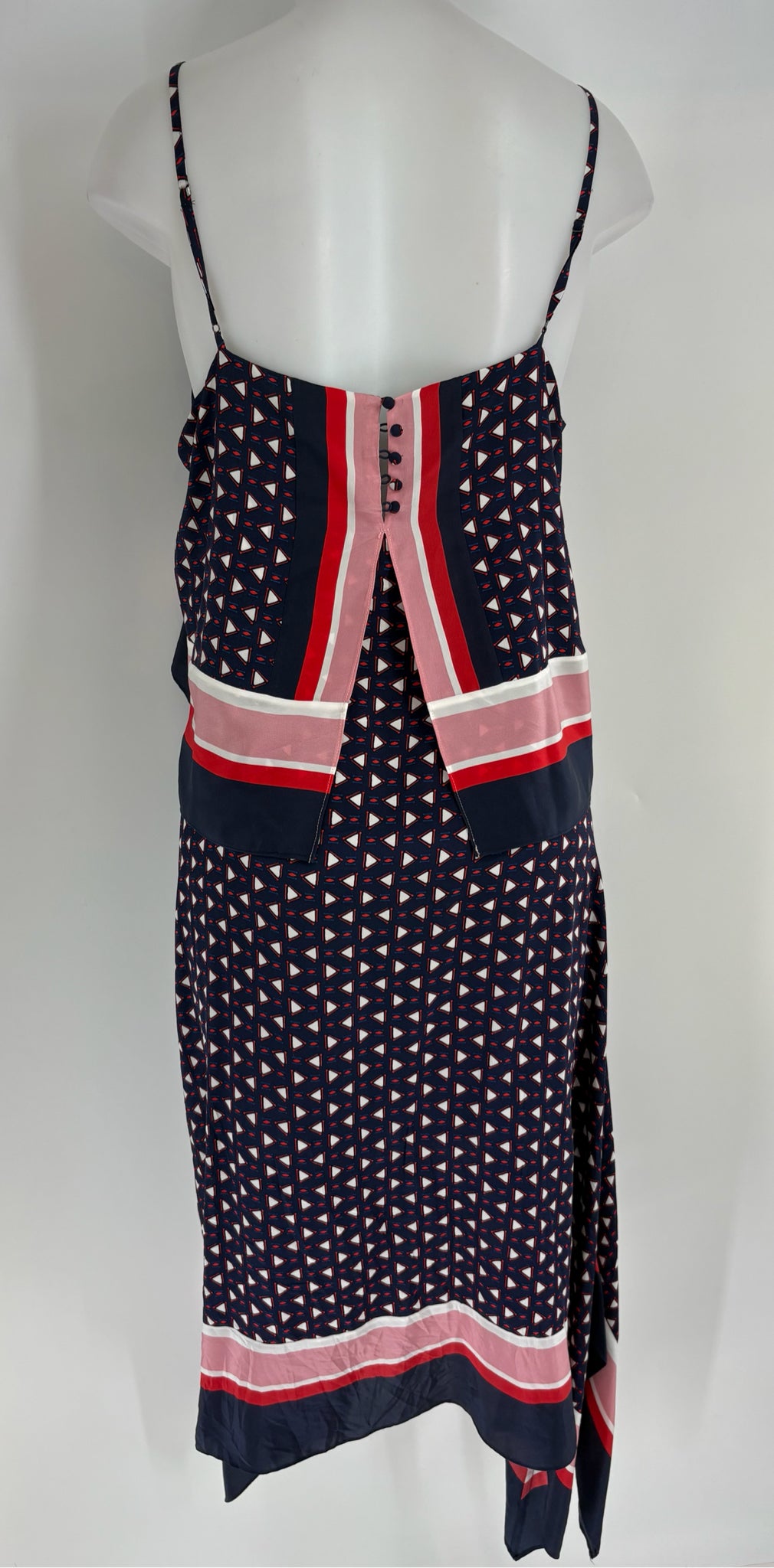 Size L JOIE Navy Silk Dress