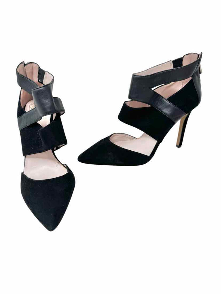 Shoe Size 7.5 Vince Camuto Black Suede Pumps