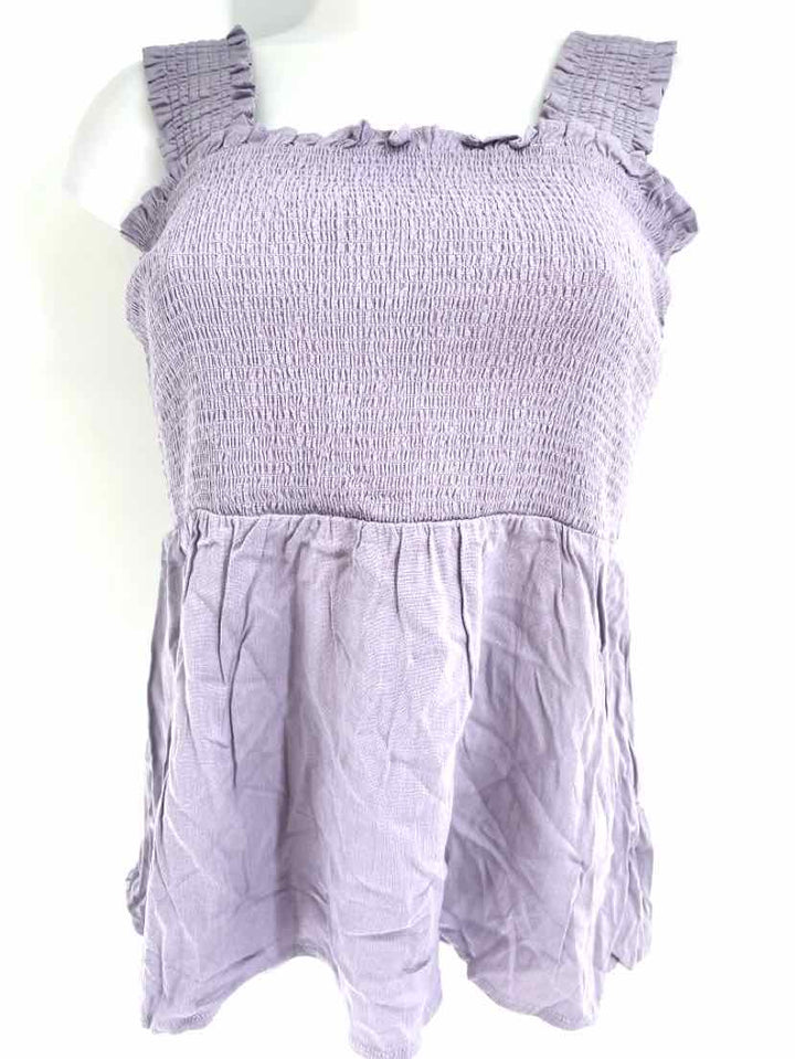 Size M MARKET SPRUCE Purple Shirt