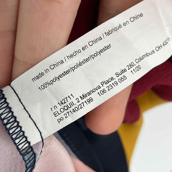 Size 18 ELOQUII Multi-Color Shirt
