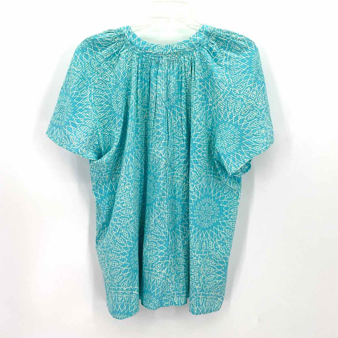 Size 14/16 LANE BRYANT Aqua Shirt