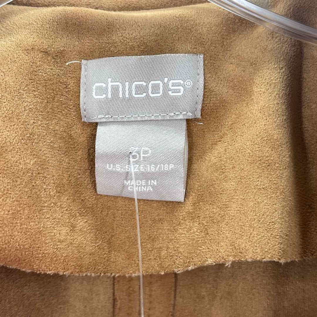 Size XL Chico's Tan Jacket