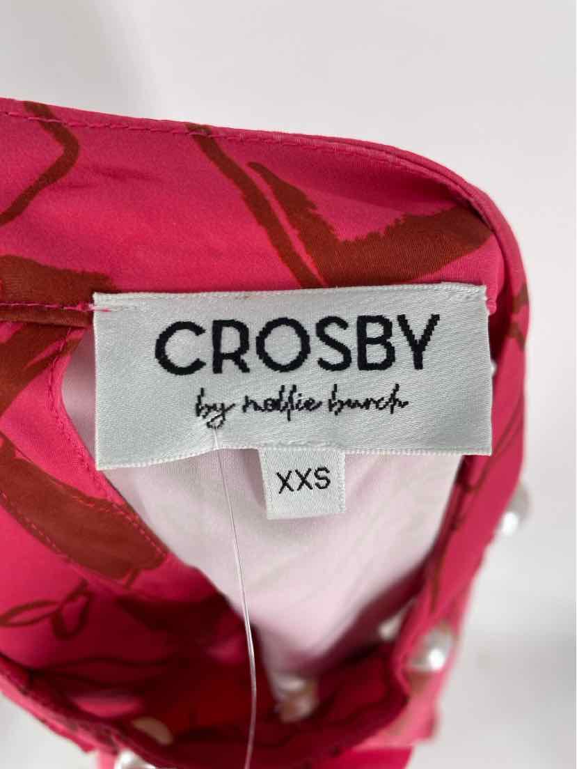 Size XXS CROSBY PINK PRINT Dress
