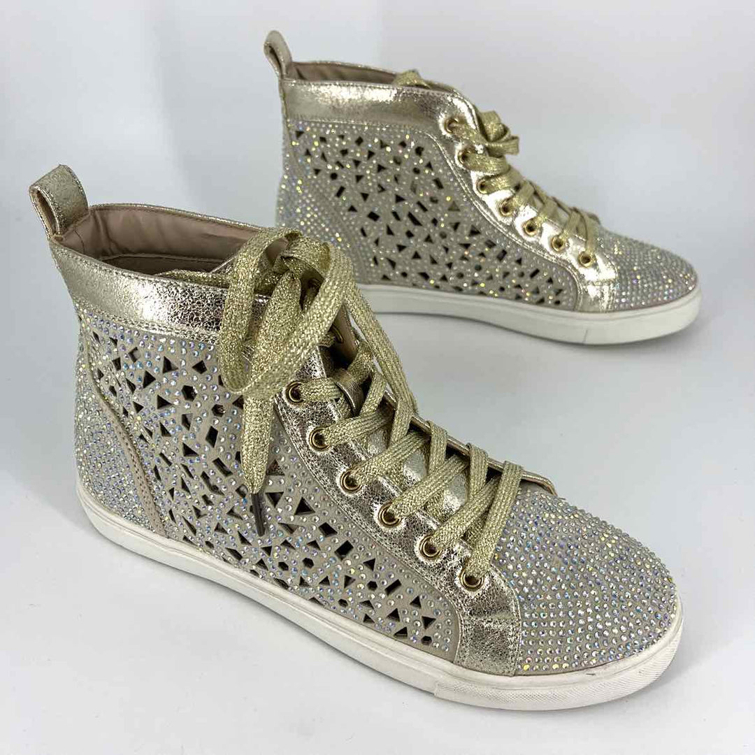 Shoe Size 39 Gold Sneakers