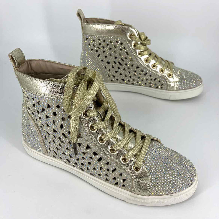 Shoe Size 39 Gold Sneakers