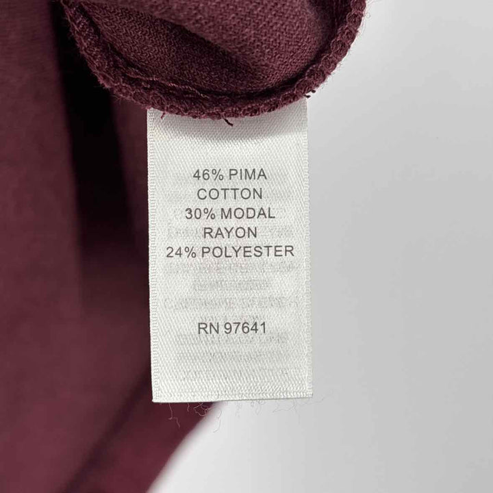 Size L J JILL Burgundy Velour Dress