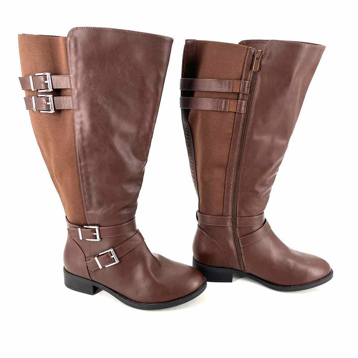 Shoe Size 9.5 Torrid Brown Faux Leather Boots