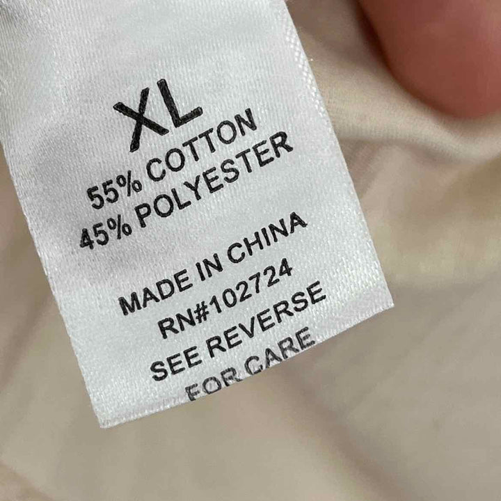 Size XL Cream Shirt