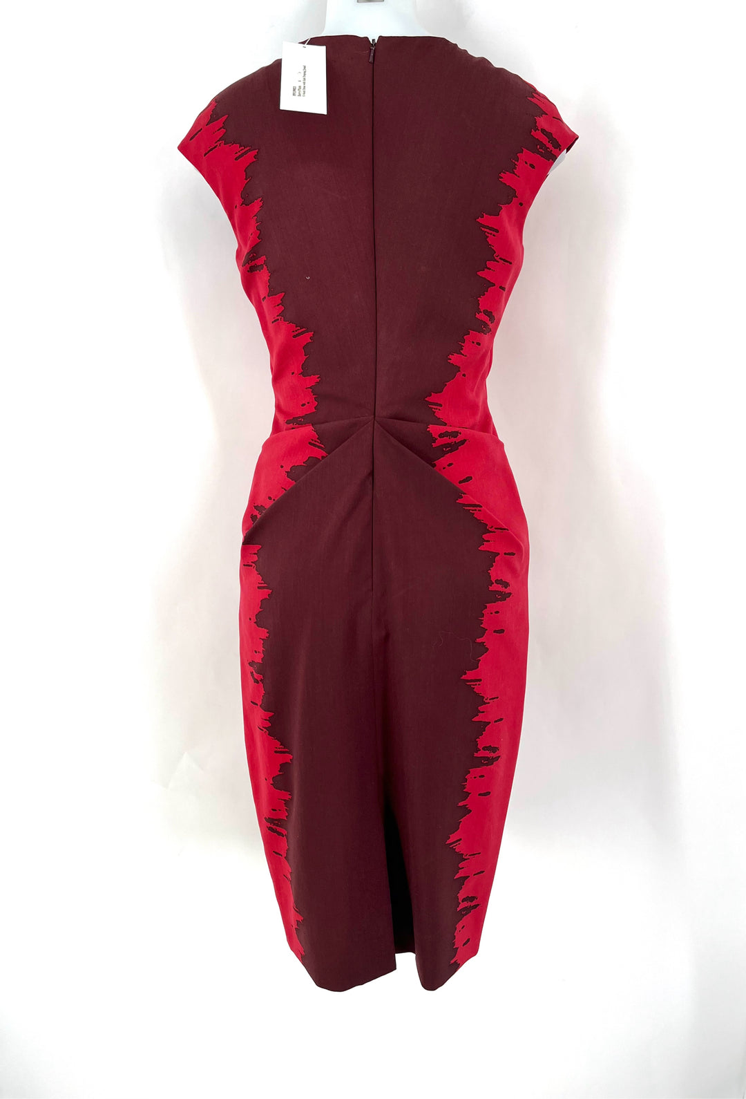 Size 6 LELA ROSE Burgundy Luxury - Dress