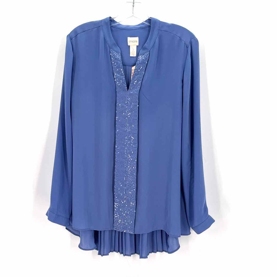Size L Chico's Light Blue Shirt