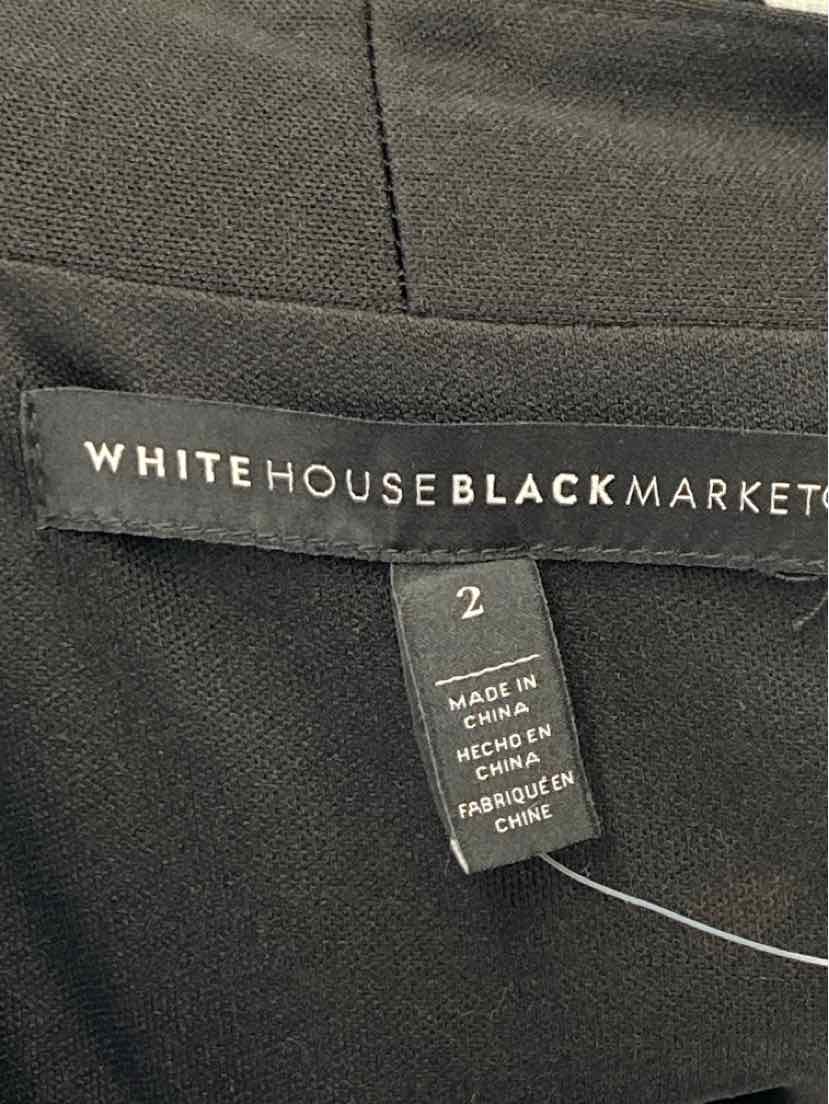 Size 2 White House Black Market Black/White Dress