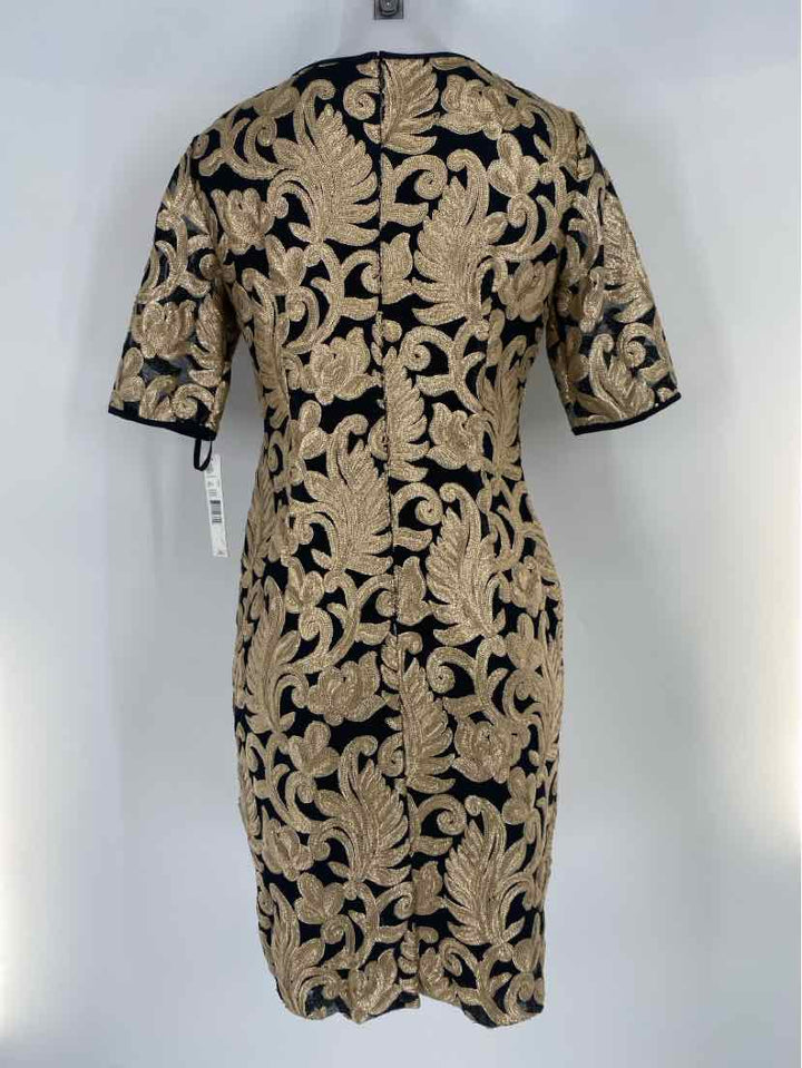 Size 6 ANTONIO MELANI Black Dress