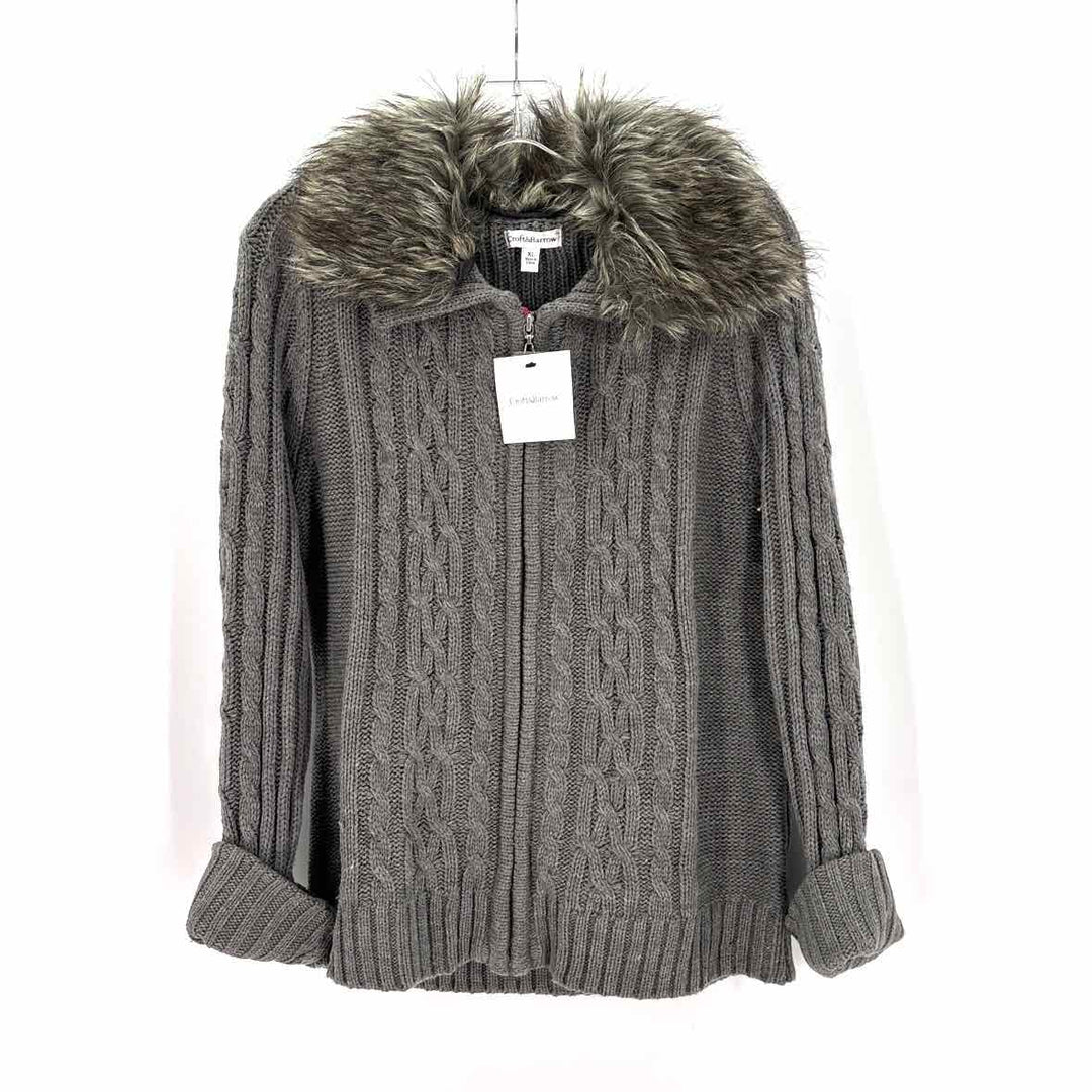 Size XL Croft & Barrow Gray Sweater