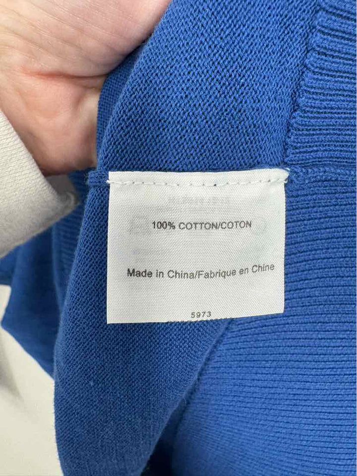 Size L Tory Burch Blue Shirt
