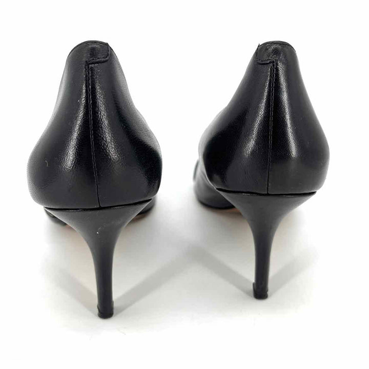 Shoe Size 9.5 Nine West Black Leather Pumps