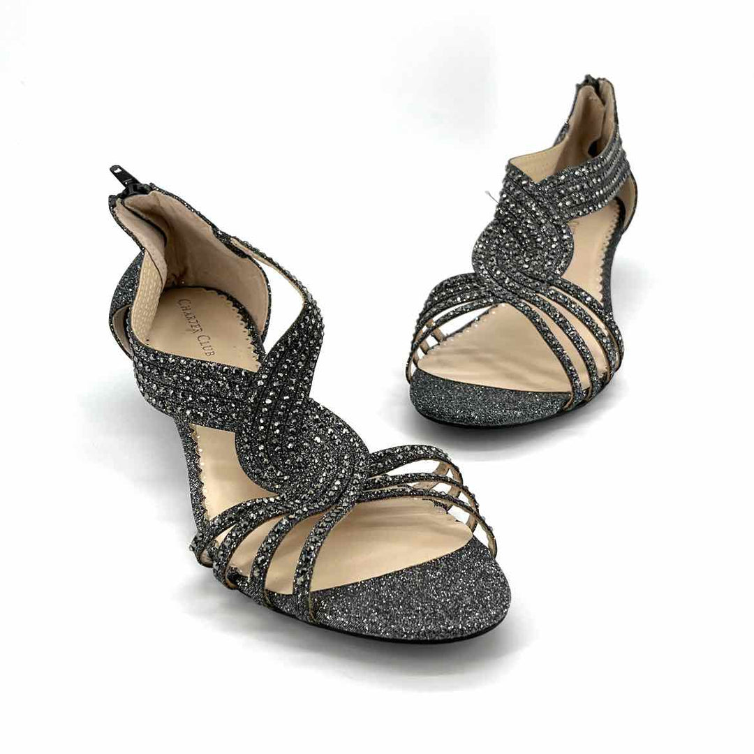 Shoe Size 9 CHARTER CLUB Silver Pumps