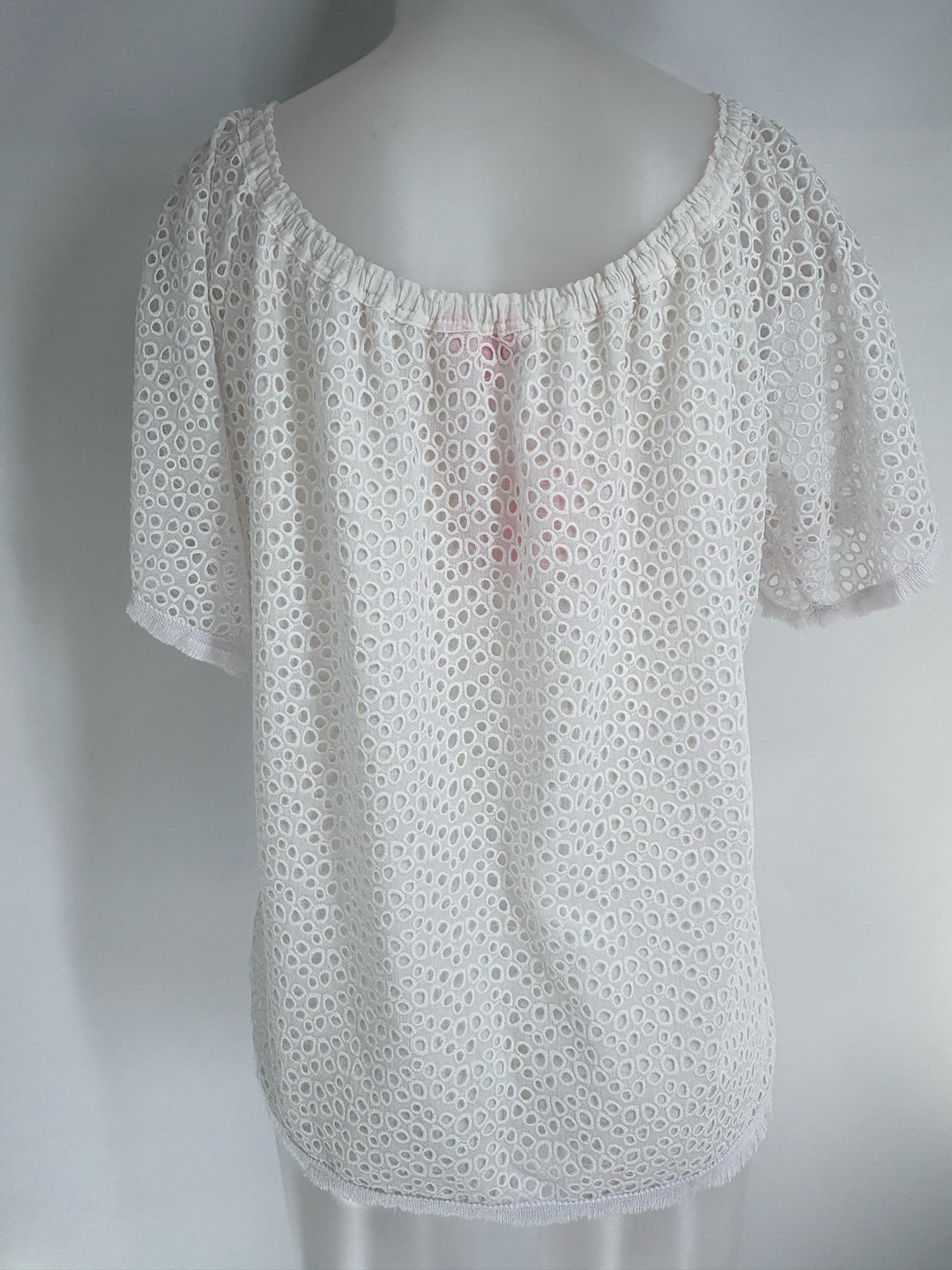Size S Lilly Pulitzer White Lace Shirt