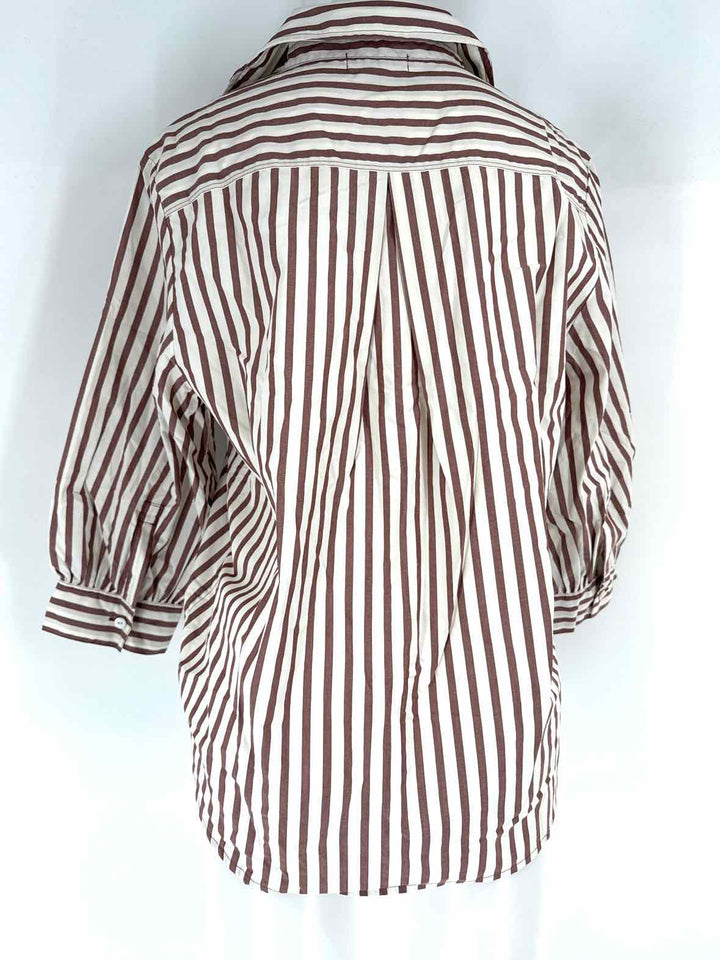 Size M NATION Brown Shirt