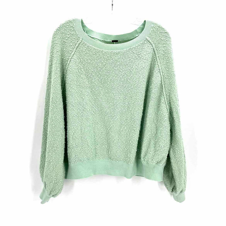Size M FREE PEOPLE Green Sweater