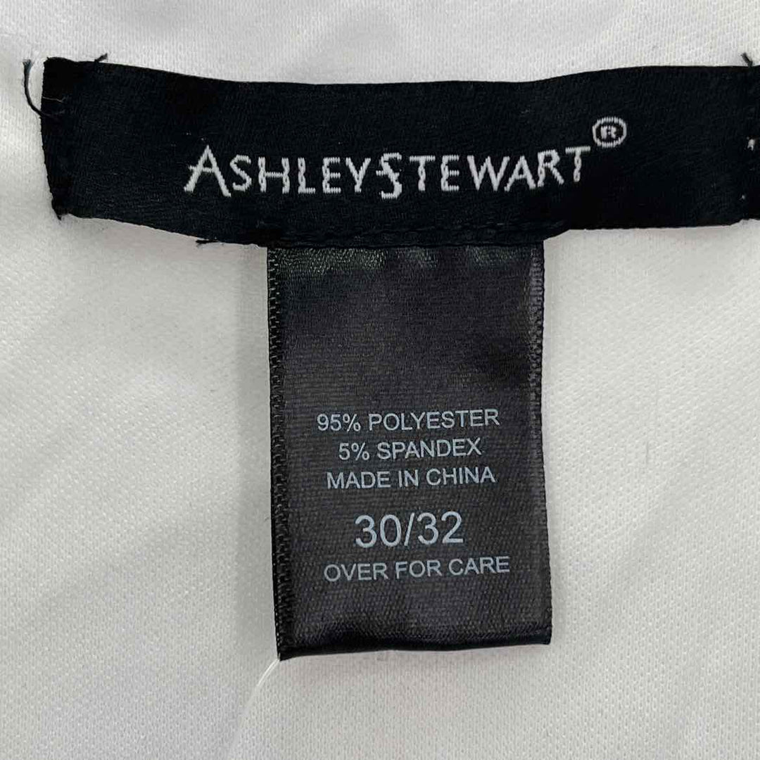 Size 30/32 Ashley Stewart White Shirt