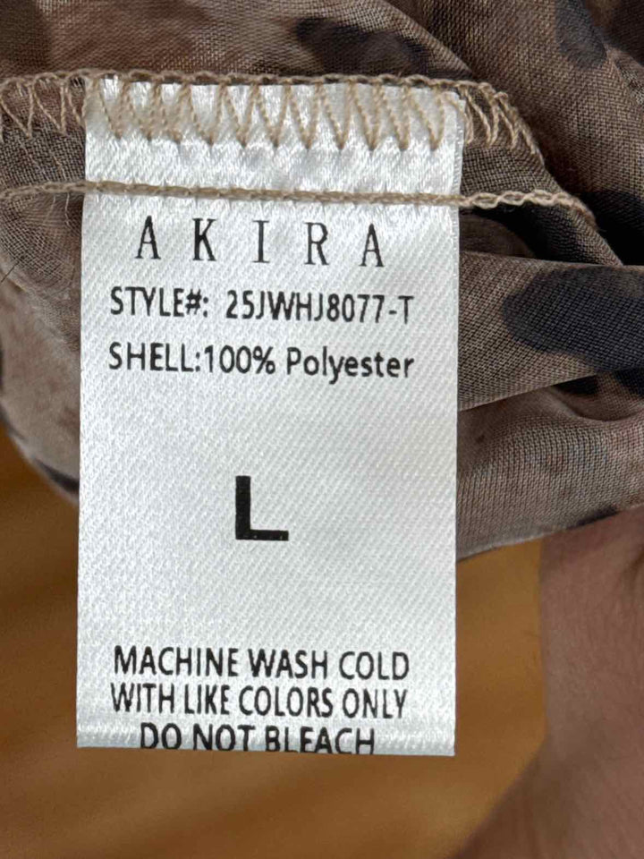 Size L AKIRA Brown Shirt