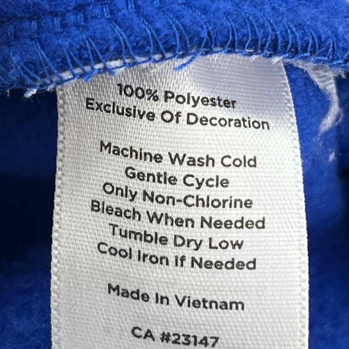 Size M Talbots Royal Blue Fleece Quilted Jacket