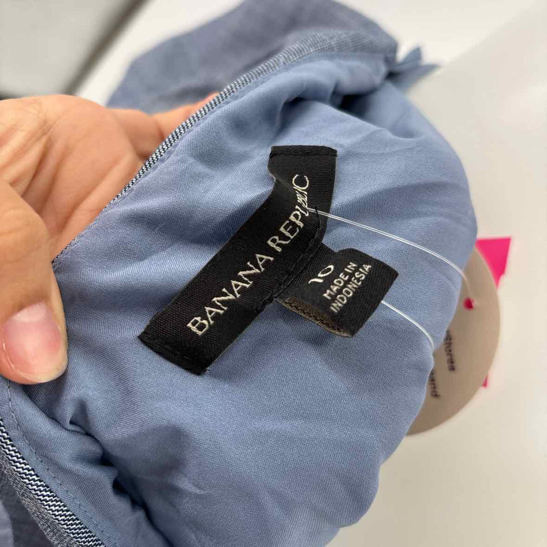 Size 10 Banana Republic Blue Dress