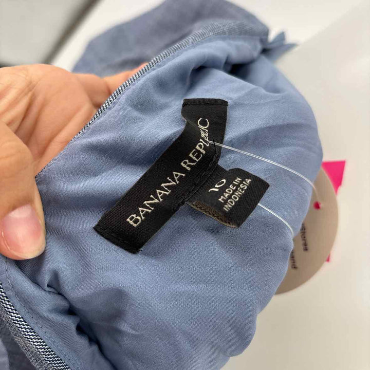 Size 10 Banana Republic Blue Dress