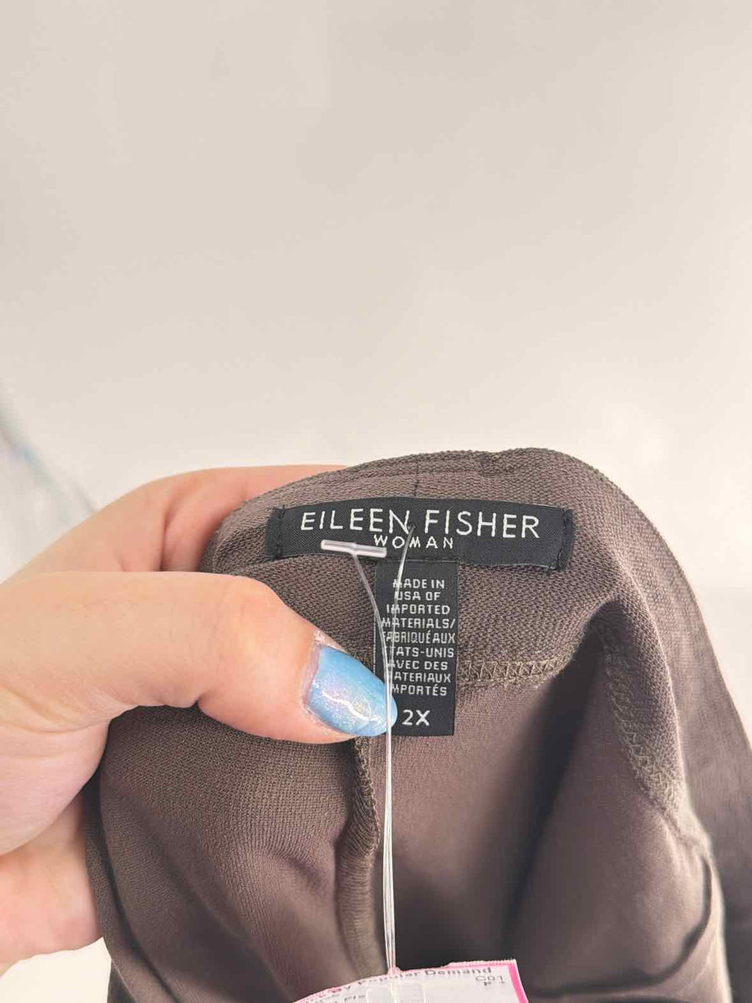Size 2X Eileen Fisher Brown Capri