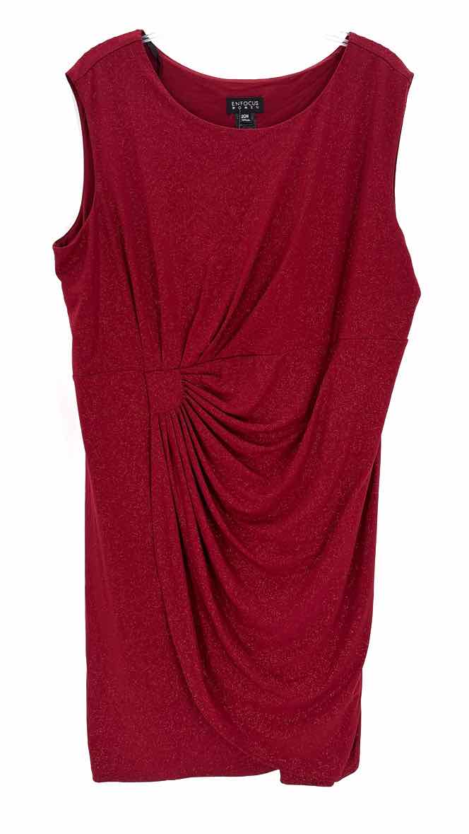 Size 20W ENFOCUS Wine Dress