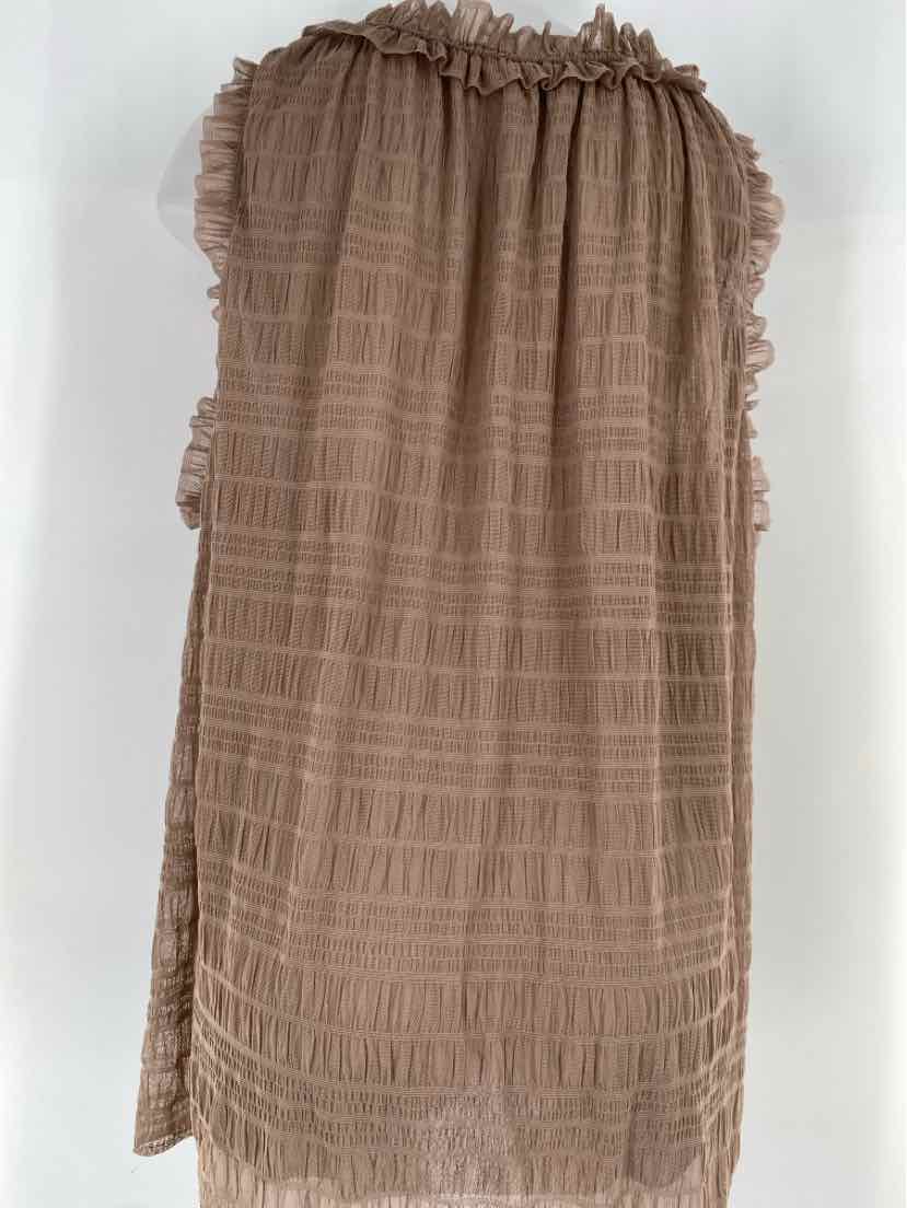 Size 3X MAX STUDIO Brown Shirt