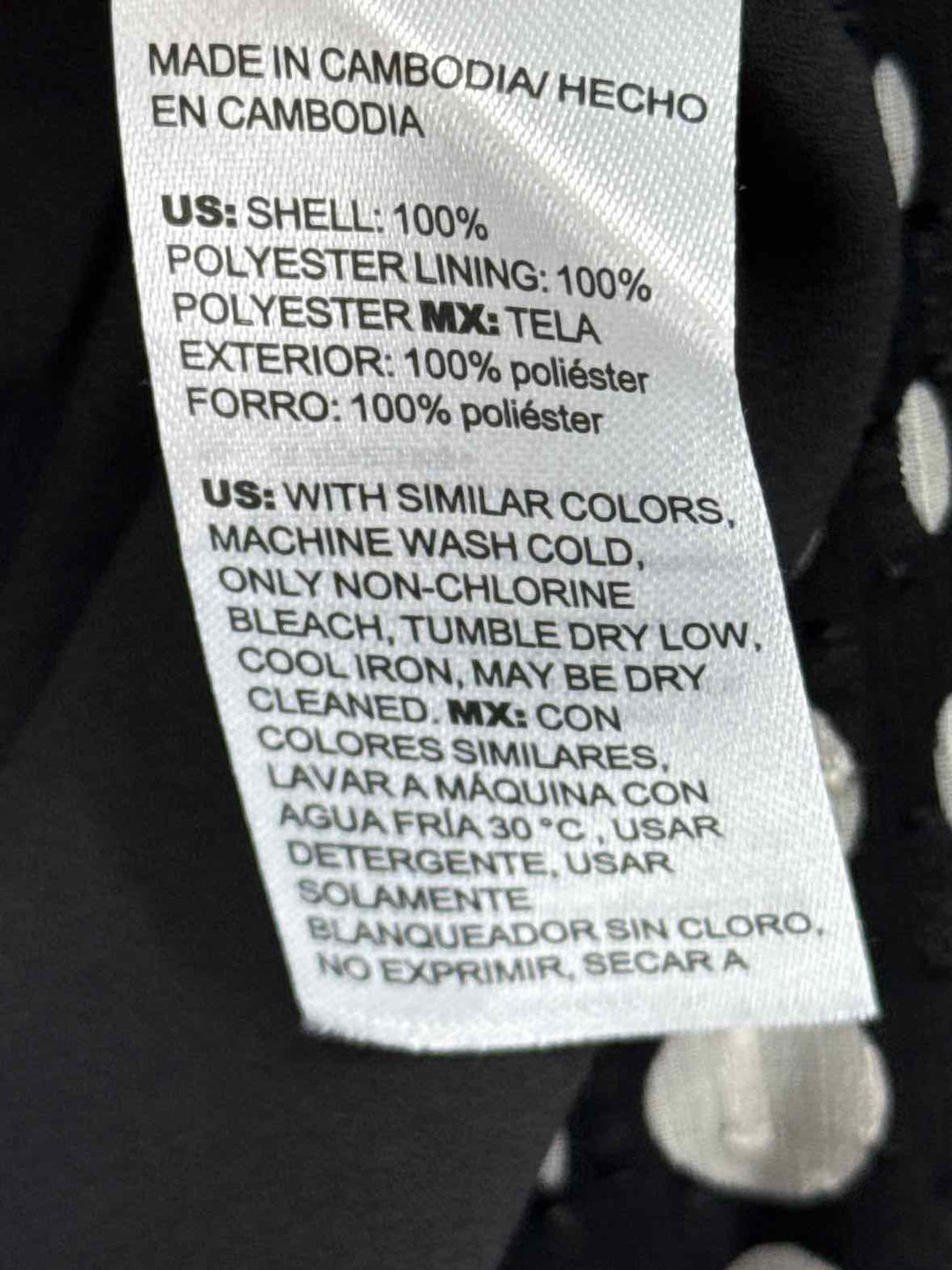 Size 2 Chico's Black/White Dress