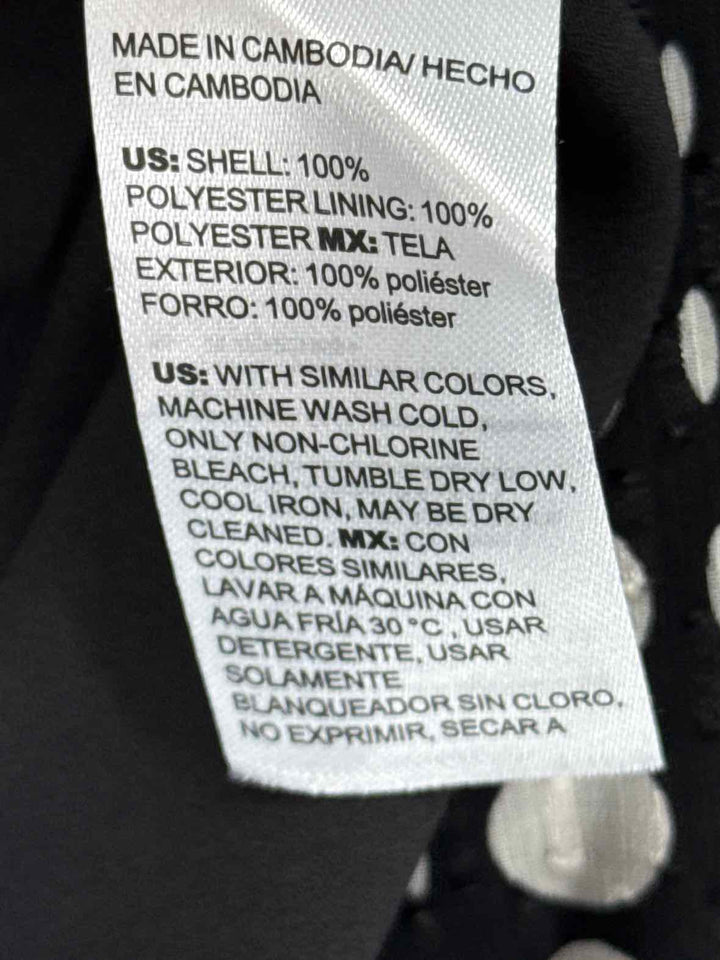 Size 2 Chico's Black/White Dress