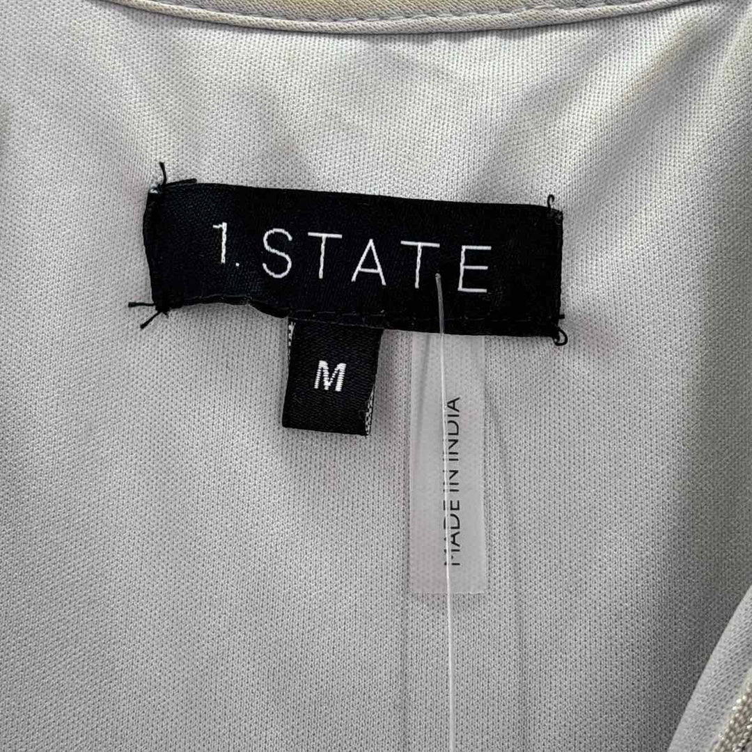 Size M 1. State Silver Dress