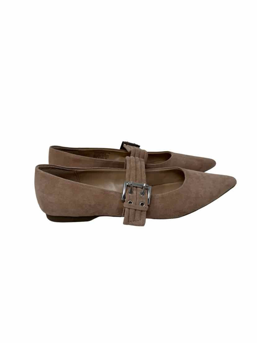 Shoe Size 9 Steve Madden Tan Suede Flats
