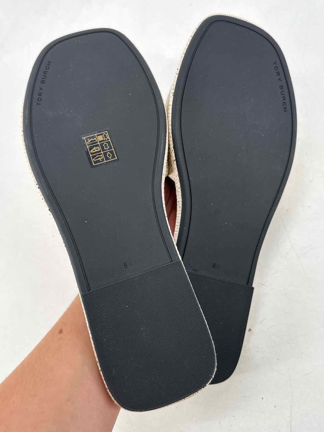Shoe Size 8.5 Tory Burch Cream Sandals