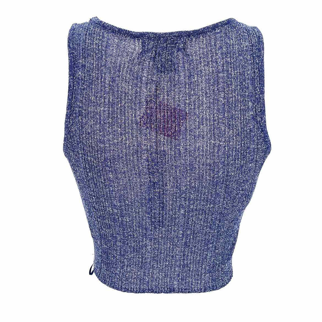 Size XS HOUSE OF HARLOW Navy Knit Shirt