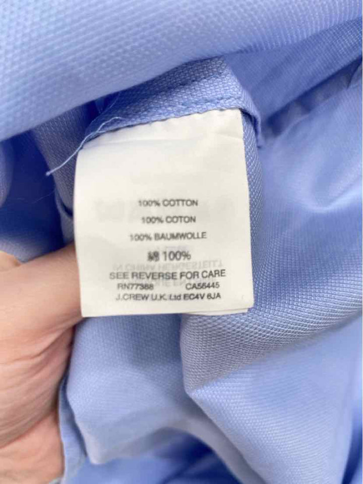 Size 6 J Crew Blue Shirt
