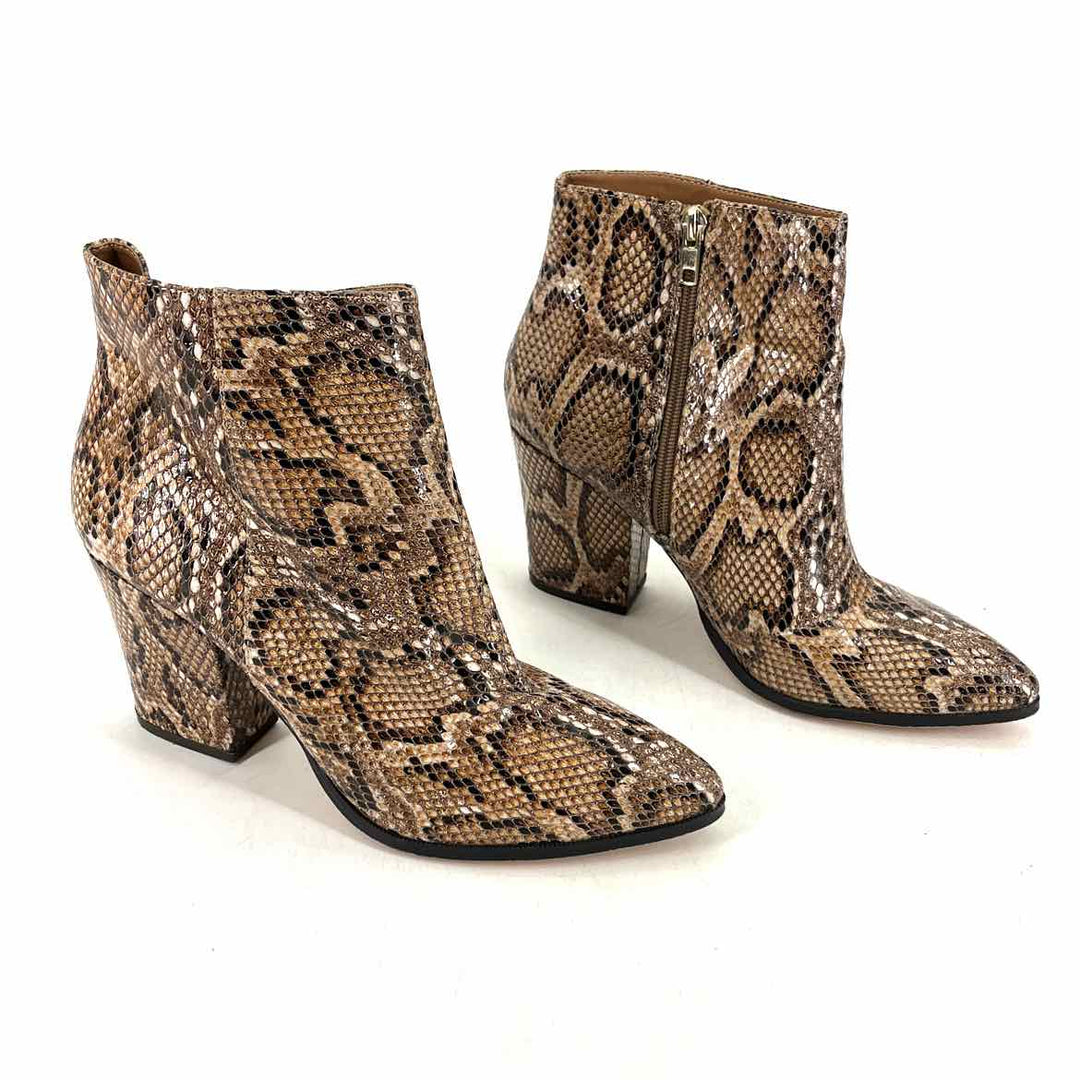 Shoe Size 9.5 Steve Madden Tan Leather Boots
