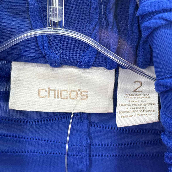 Size 2 Chico's Royal Blue Jacket