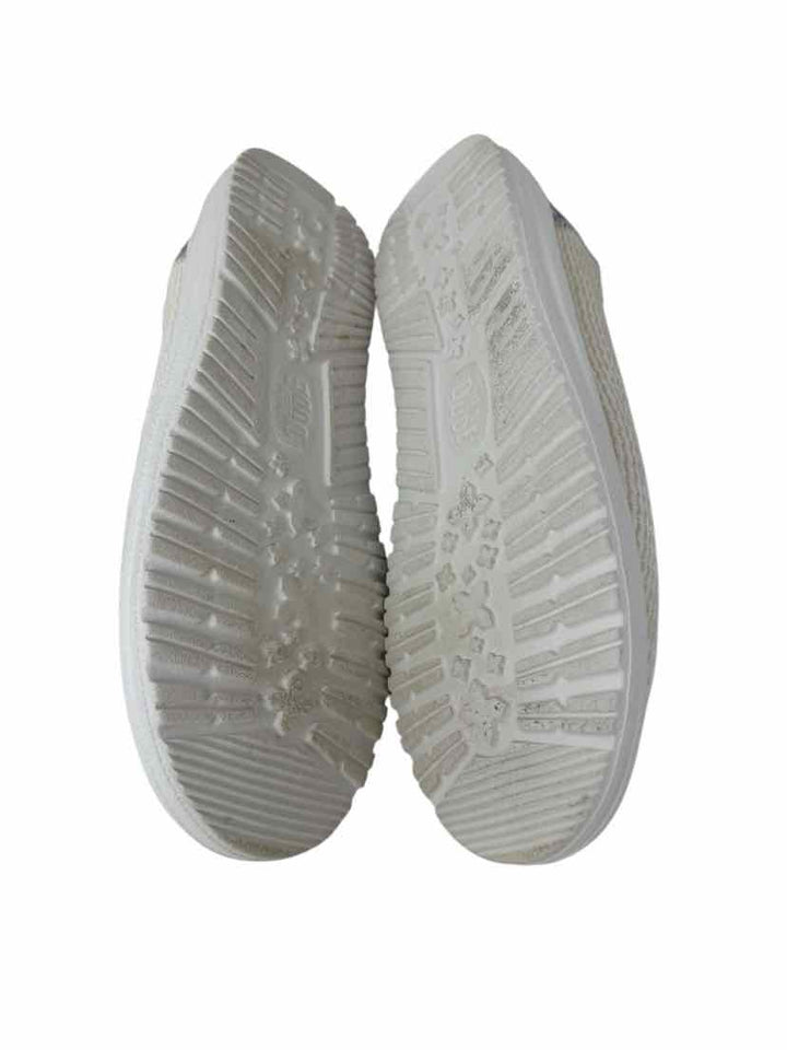 Shoe Size 8 HEY DUDE Cream Sneakers
