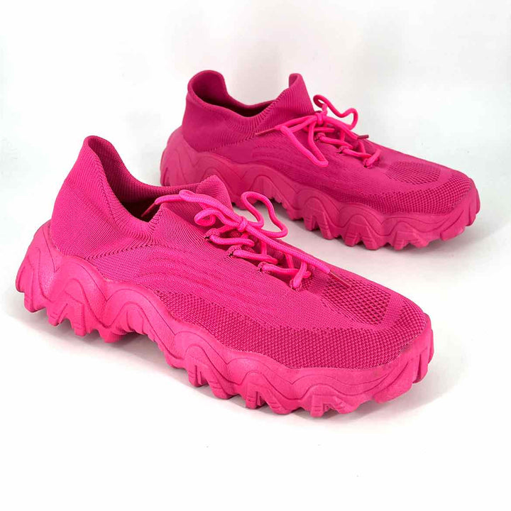 Shoe Size 12 Pink Knit Sneakers