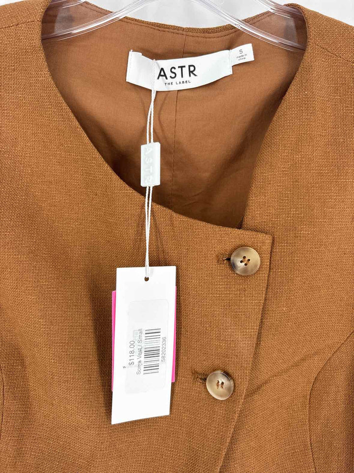 Size S ASTR Brown Vest
