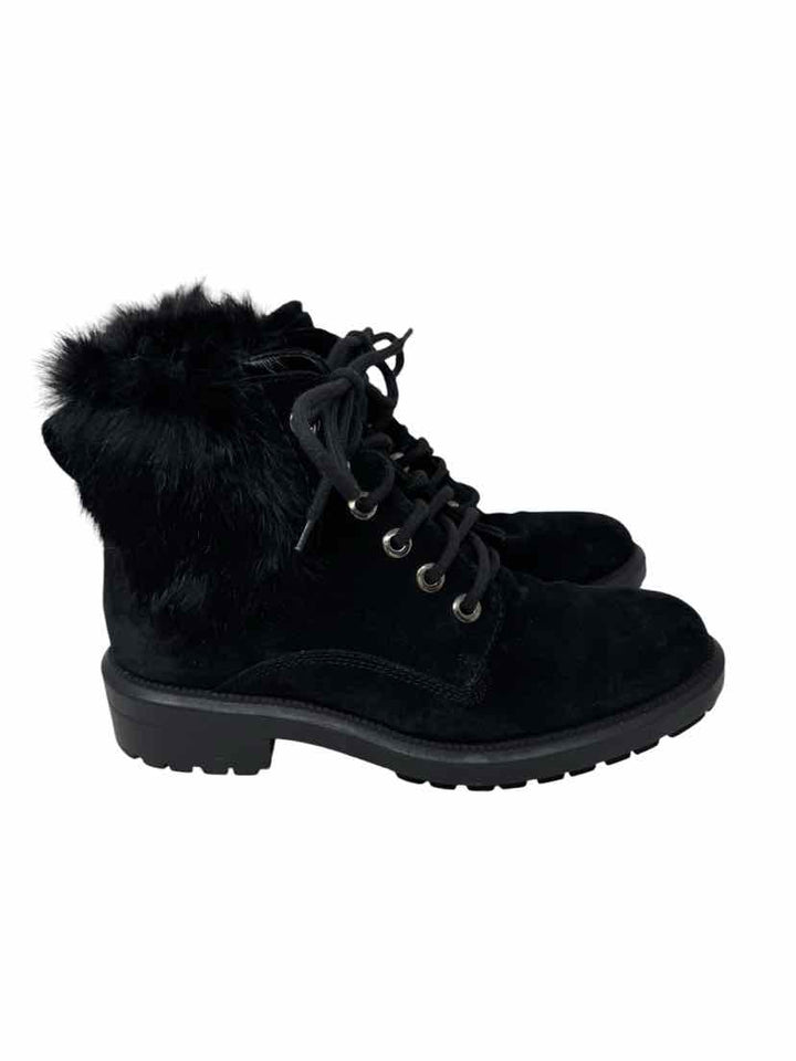Shoe Size 7.5 Black Suede Boots